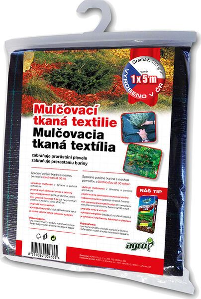 AGRO mulčovací textilie tkaná - balík 1x5 m
