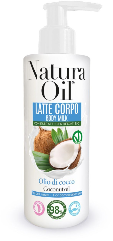 Tělové mléko Natura Oil kokos 102941