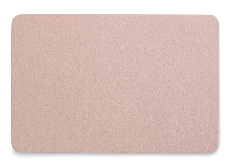 Prostírání plastové Kimara PU 45x30 cm imitace kůže růžová KL-12312