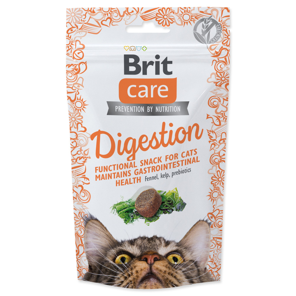 BRIT Care Cat Snack Digestion, 50 g