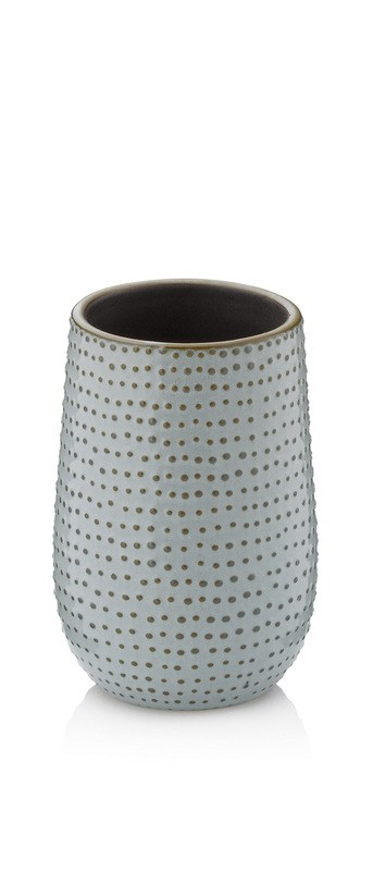 Pohár Dots keramika šedohnědá KL-23601