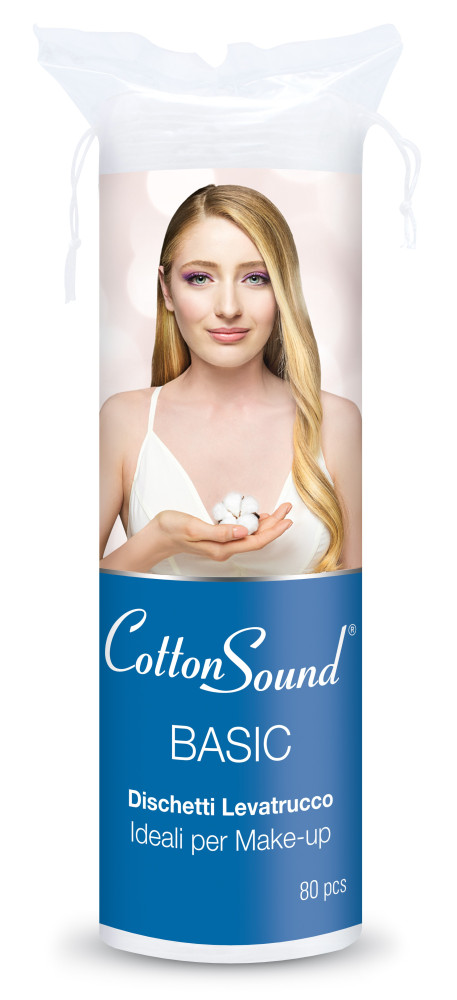 Odličovací tampóny Cotton Sound BASIC 80 ks AS.DIS