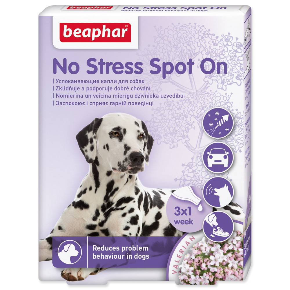 Spot On BEAPHAR No Stress pro psy, 2,1 ml