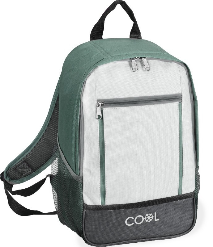 Chladící batoh COOL 10 l zelená / bílá KO-FB1300900zele