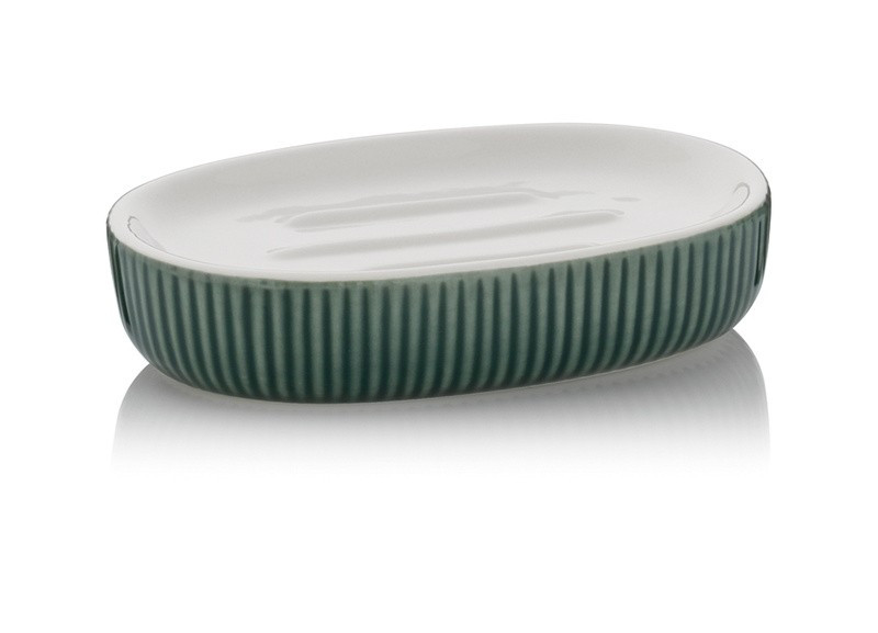 Miska na mýdlo Ava keramika zelená KL-24415