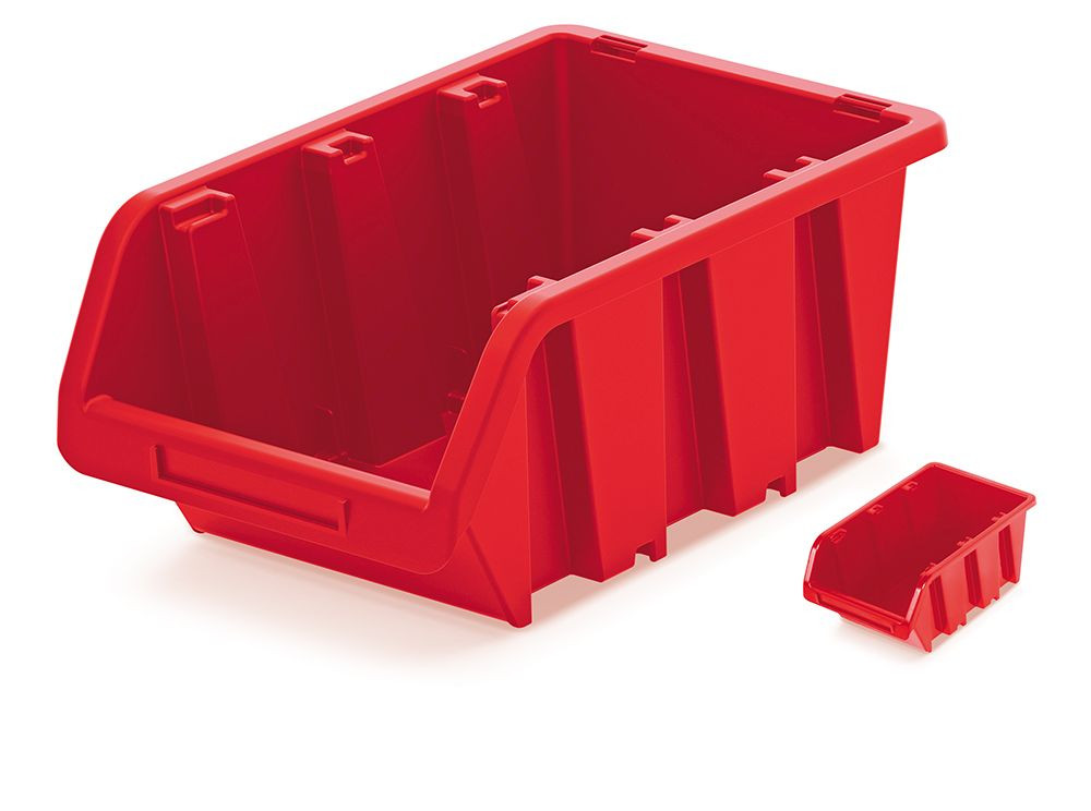 Plastový úložný box TRUCK 195x120x90 červený