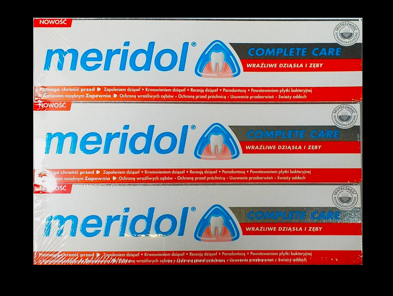 Meridol zubní pasta Complete Care TRIO 75 ml