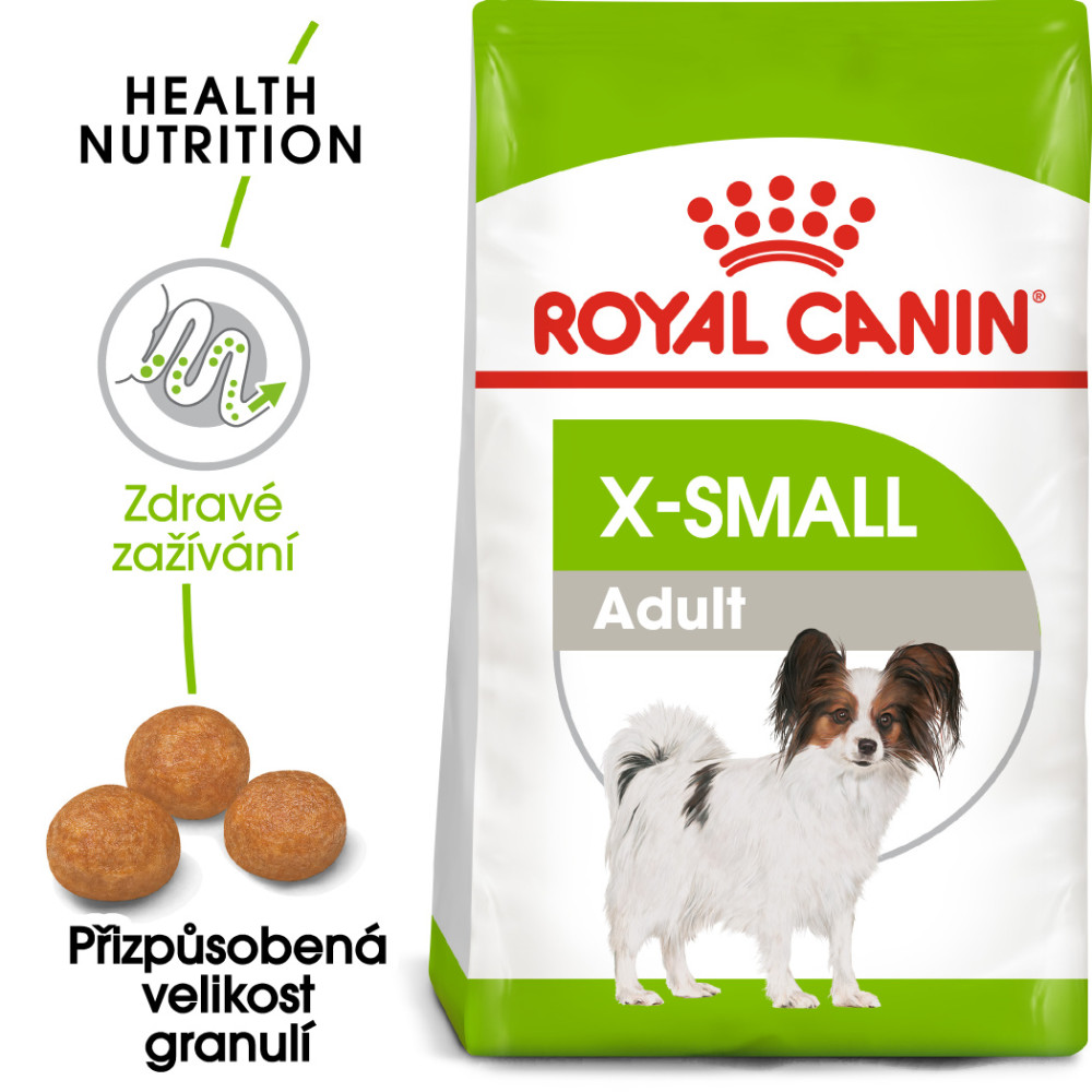 Royal Canin  X-Small Adult - granule pro dospělé trpasličí psy - 1,5kg