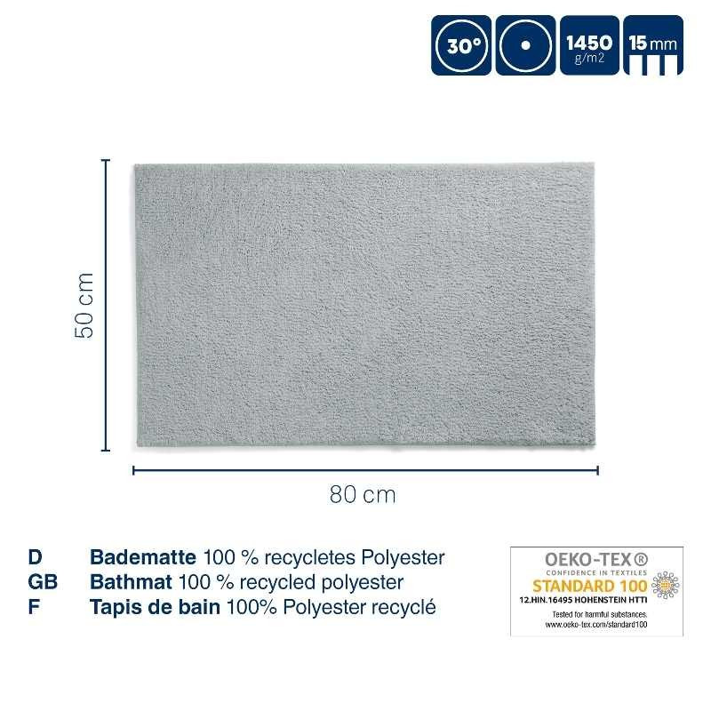 Koupelnová předložka Maja 80x50 cm polyester písková béžová KL-23535