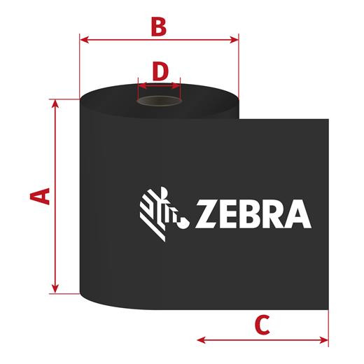 Páska Zebra ZipShip 2300, 110mm x 300m, TTR, vosk