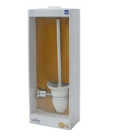 WC štětka s držákem MAKIRA chromovaná mosaz 43 cm KL-20269