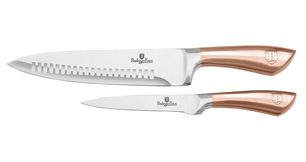 Sada nožů nerez 2 ks Rosegold Metallic Line BH-2373