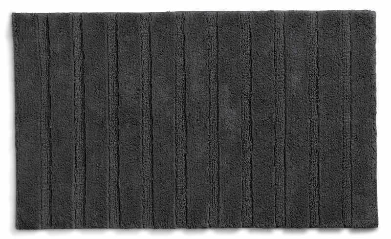 Koupelnová předložka Megan 80x50 cm bavlněná žula šedá KL-23594