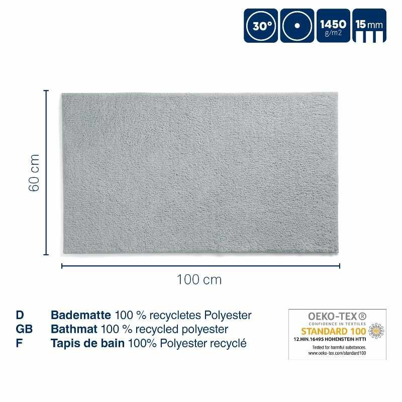 Koupelnová předložka Maja 100x60 cm  polyester písková béžová KL-23536