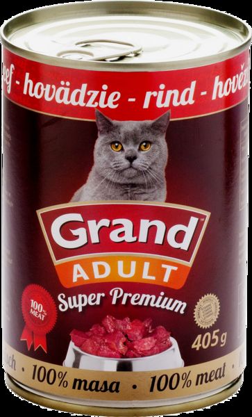 GRAND SuperPremium Hovězí - CAT 405 g